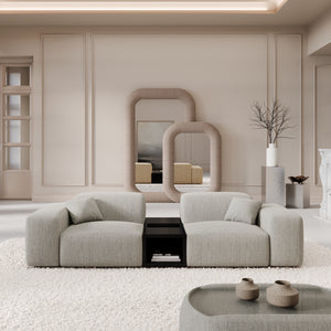 STRUCTURED FABRIC Light Grey