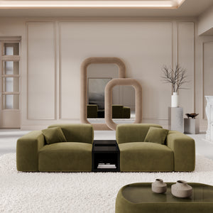VELVET Olive Green