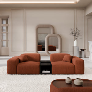 STRUCTURED FABRIC Terracotta
