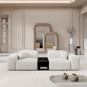 STRUCTURED FABRIC White