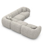Sofa Mojave Corner Form - BOUCLE COCO Off Grey - View 3