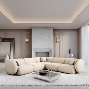 STRUCTURED FABRIC Cream