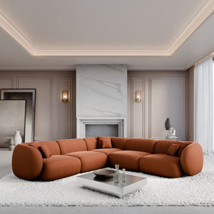STRUCTURED FABRIC Terracotta