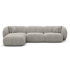 Sofa Mojave L Form - BOUCLE COCO Off Grey / Left - View 2