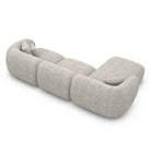Sofa Mojave L Form - BOUCLE COCO Off Grey / Left - View 3