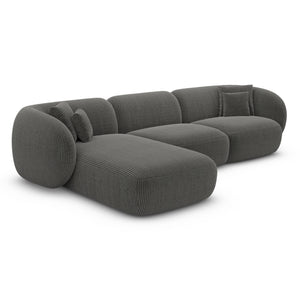 CORD VELVET Dark Grey