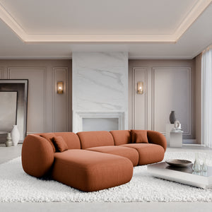 STRUCTURED FABRIC Terracotta