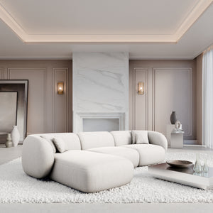 STRUCTURED FABRIC White