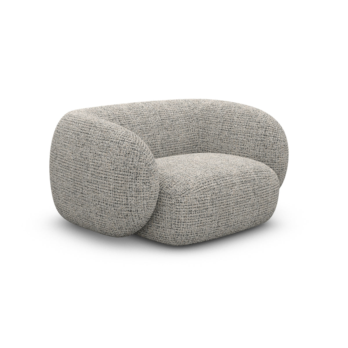 Sofa Mojave 1 Seater - BOUCLE COCO Off Grey - View 1