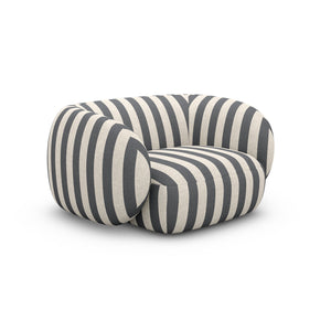 LINEN Stripes Grey Sand
