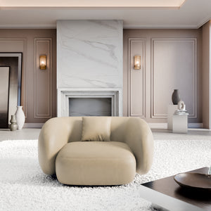 REAL LEATHER Beige