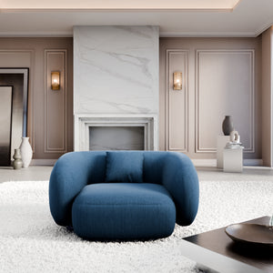 STRUCTURED FABRIC Dark Blue