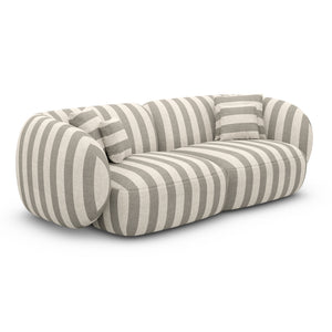 LINEN Stripes Beige Sand