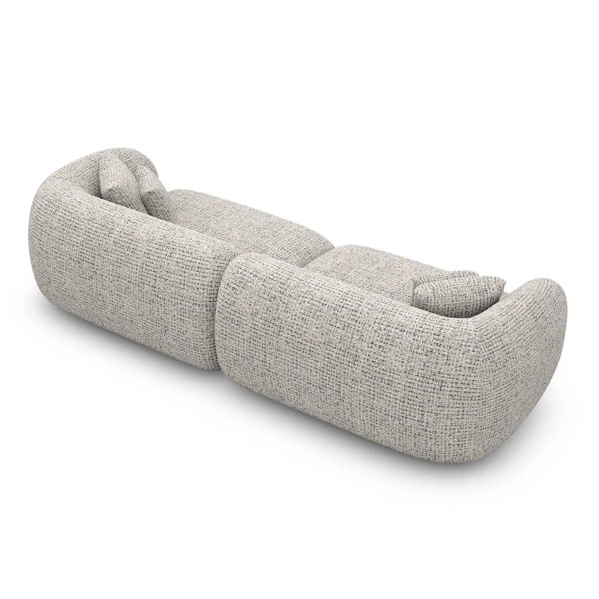 Sofa Mojave 3 Seater - BOUCLE COCO Off Grey - View 3