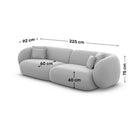 Sofa Mojave 3 Seater - Dimensions