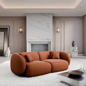 STRUCTURED FABRIC Terracotta