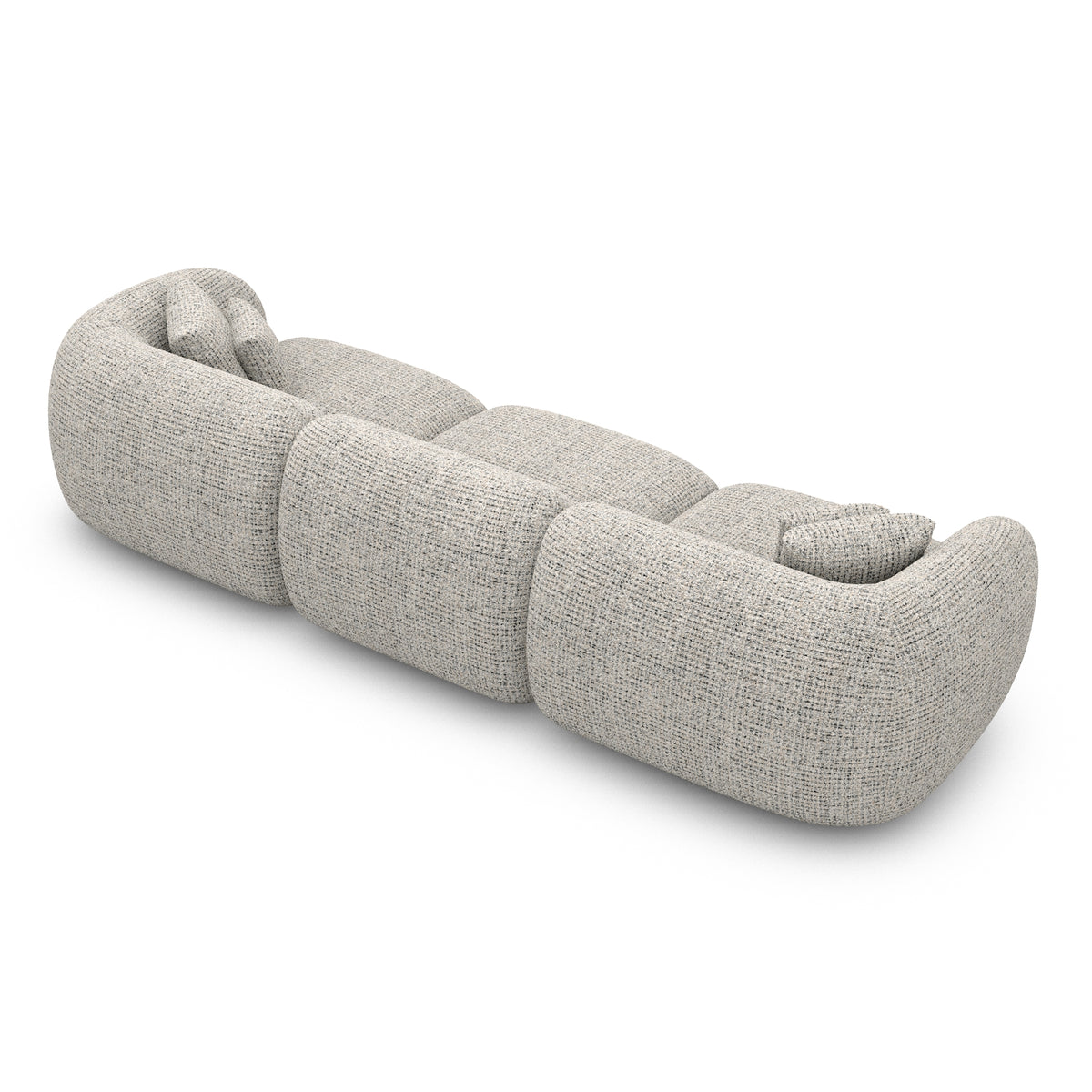 Sofa Mojave 4 Seater - BOUCLE COCO Off Grey - View 3