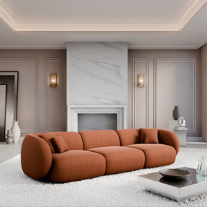 STRUCTURED FABRIC Terracotta