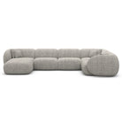 Sofa Mojave U Form - BOUCLE COCO Off Grey / Left - View 2