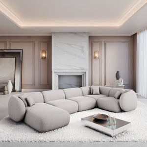 STRUCTURED FABRIC Light Grey