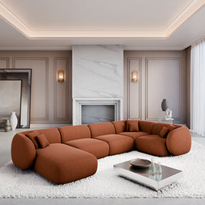 STRUCTURED FABRIC Terracotta