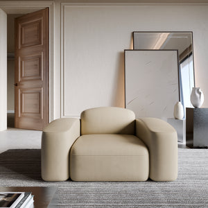 REAL LEATHER Beige