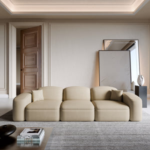 REAL LEATHER Beige