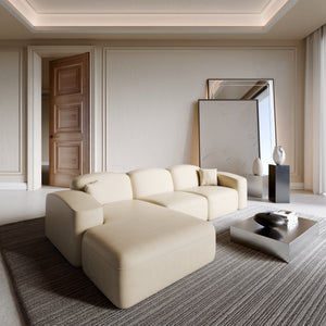 REAL LEATHER Beige