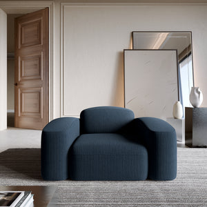CORD VELVET Dark Blue