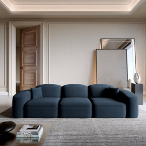 CORD VELVET Dark Blue