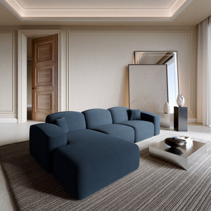 CORD VELVET Dark Blue