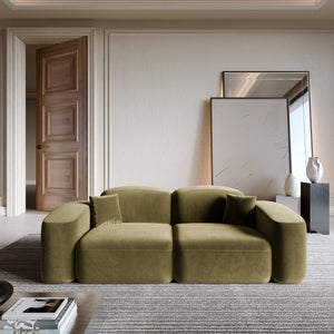 VELVET Olive Green