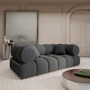STRUCTURED FABRIC Anthrazit