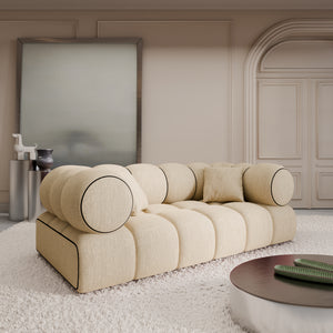 STRUCTURED FABRIC Cream