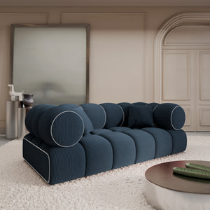 CORD VELVET Dark Blue
