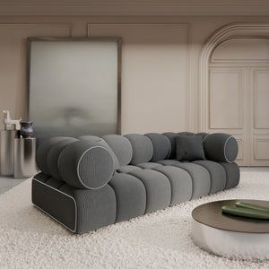 CORD VELVET Dark Grey