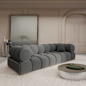 CORD VELVET Dark Grey