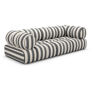 LINEN Stripes Grey Sand