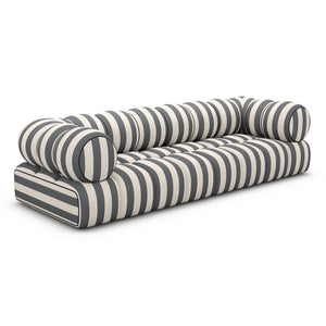 LINEN Stripes Grey Sand
