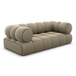 REAL LEATHER Dark Beige