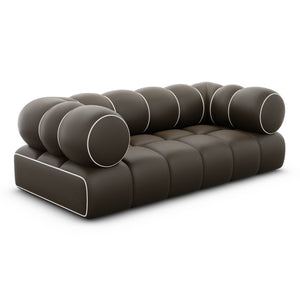 REAL LEATHER Dark Brown