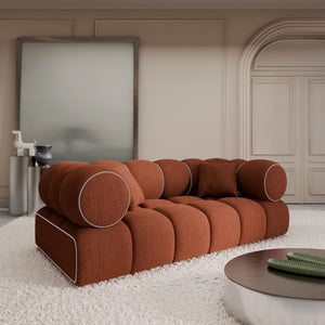 STRUCTURED FABRIC Terracotta