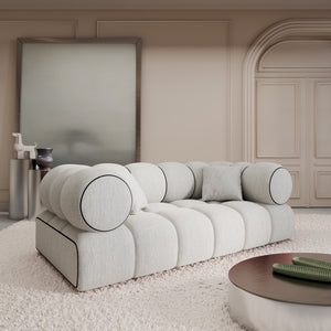 STRUCTURED FABRIC White