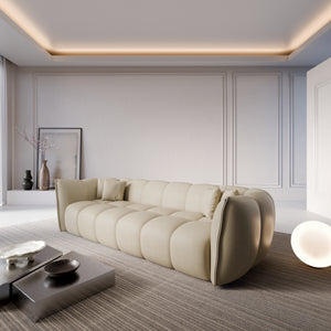 REAL LEATHER Beige