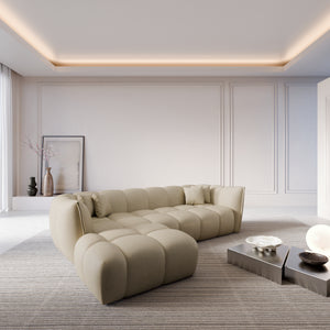 REAL LEATHER Beige