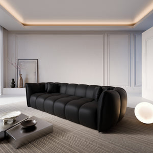 REAL LEATHER Black