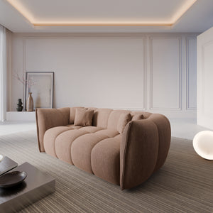 STRUCTURED FABRIC Brown