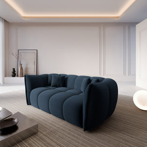 CORD VELVET Dark Blue