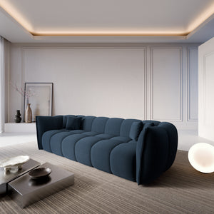 CORD VELVET Dark Blue