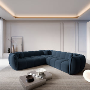 CORD VELVET Dark Blue